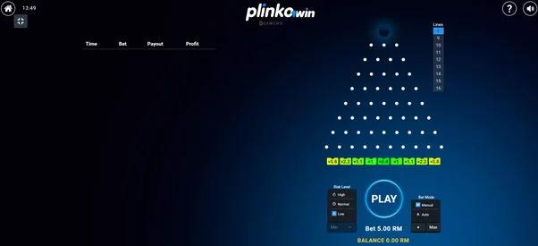 1win Plinko